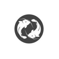 Catfish logo template vector icon illustration