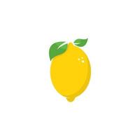 conjunto de ilustración de icono de plantilla de vector de logotipo de fruta de limón