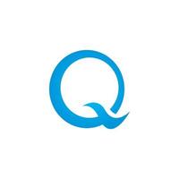 Q letter logo template vector