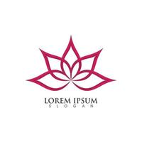 Beauty Vector lotus icon