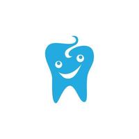 Ilustración de vector de plantilla de logotipo dental