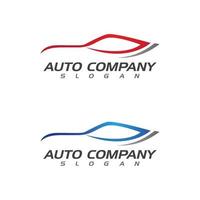 vector de plantilla de logotipo de auto auto