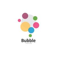 Abstract Bubbles vector symbol icon illustration