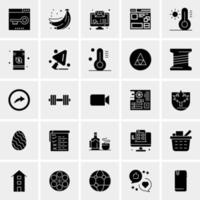 25 Universal Business Icons Vector Creative Icon Illustration to use in web and Mobile Related project