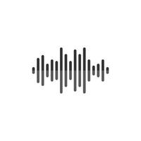 Sound waves vector illustration