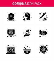 COVID19 corona virus contamination prevention Blue icon 25 pack such as virus safety man disease transmission viral coronavirus 2019nov disease Vector Design Elements