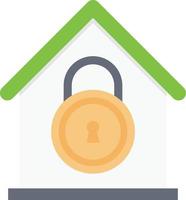 house lock vector illustration on a background.Premium quality symbols.vector icons for concept and graphic design.