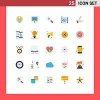 25 Creative Icons Modern Signs and Symbols of water network expanded file data Editable Vector Design Elements