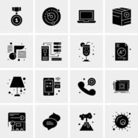 16 Universal Business Icons Vector Creative Icon Illustration to use in web and Mobile Related project