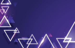 Glowing Purple Triangular Abstract Pattern vector