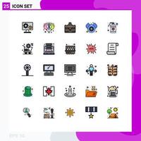 Set of 25 Modern UI Icons Symbols Signs for drop drop heart blood tourist Editable Vector Design Elements