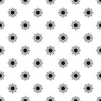 Sun pattern, simple style vector