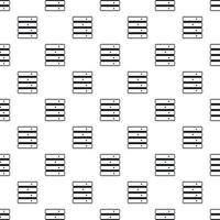 Data storage pattern, simple style vector