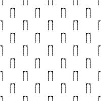 Black arch pattern, simple style vector
