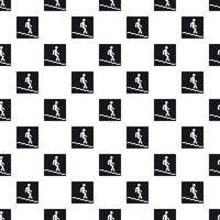 Sign escalator pattern, simple style vector