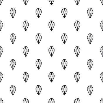 Shield with ornamentation pattern, simple style vector