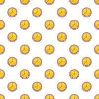 Clock pattern, cartoon style vector