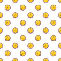 Clock pattern, cartoon style vector