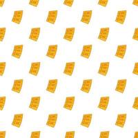Idea, plan, work to do list pattern, cartoon style vector