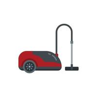 Modern vacuum cleaner icon flat isolated vector