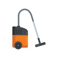 Cleaning vacuum cleaner icon flat isolated vector
