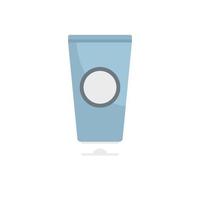 icono de tubo de crema de uñas vector aislado plano