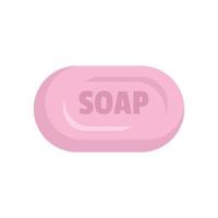 Room service soap icon flat isolated vector