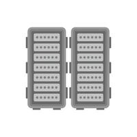 Testing software icon flat isolated vector
