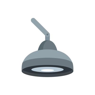 Care surgical light icon flat isolated vector