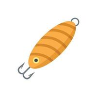 icono de flotador de cebo de pescado vector aislado plano