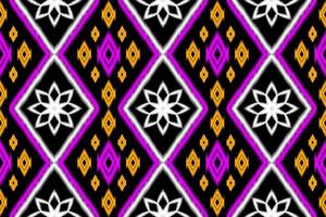 Geometric ethnic oriental traditional art pattern.Figure tribal embroidery style.Design for ethnic background,wallpaper,clothing,wrapping,fabric,element,sarong,vector illustration. vector