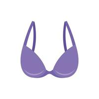 Thong bra icon flat isolated vector