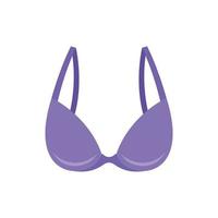 Thong bra icon flat isolated vector