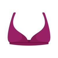Top bra icon flat isolated vector