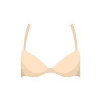 Size bra icon flat isolated vector