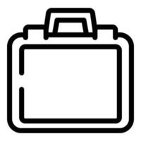 Carpentry case icon outline vector. Tool box vector