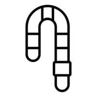 Biology worm icon outline vector. Insect soil vector