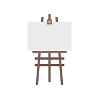 Frame easel icon flat isolated vector