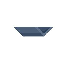 Rooftop gutter icon flat isolated vector