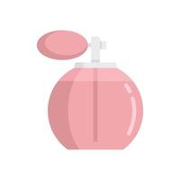 French perfume bottle icon flat isolated vector