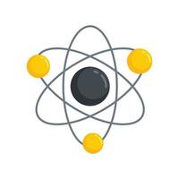 Science gravity icon flat isolated vector