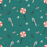 Pattern, Christmas candy pattern for print, for wrapping paper vector