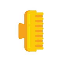 Barrette equipment icon flat isolated vector