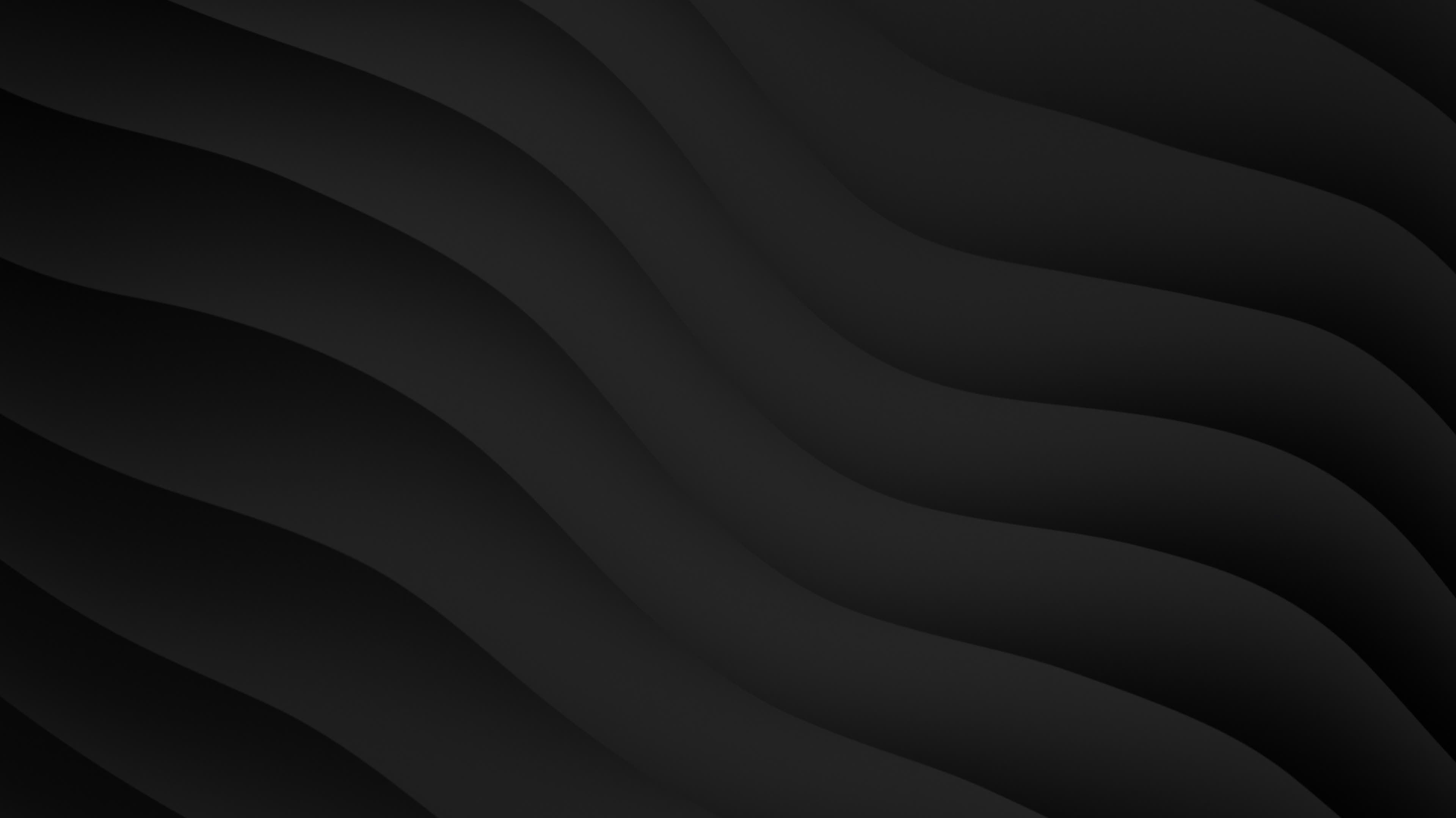Abstract gradient black and gray waves background. Seamless looped