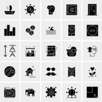 25 iconos de negocios universales vector ilustración de icono creativo para usar en proyectos relacionados con la web y dispositivos móviles