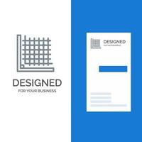 Color Correction Edit Form Grid Grey Logo Design and Business Card Template vector