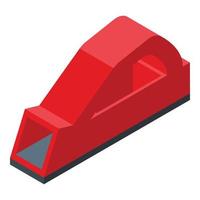 Carpenter tool icon isometric vector. Wall construction vector