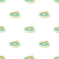 Round pool pattern seamless vector
