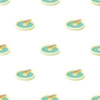 Round pool pattern seamless vector