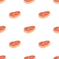 Fresh steak pattern seamless vector